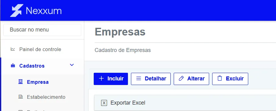 Ações disponíveis em Empresas